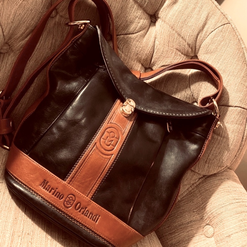 Italian Leather Bucket Bag